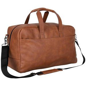 Kenneth Cole Reaction Port Stanley Faux Leather Duffel Bag